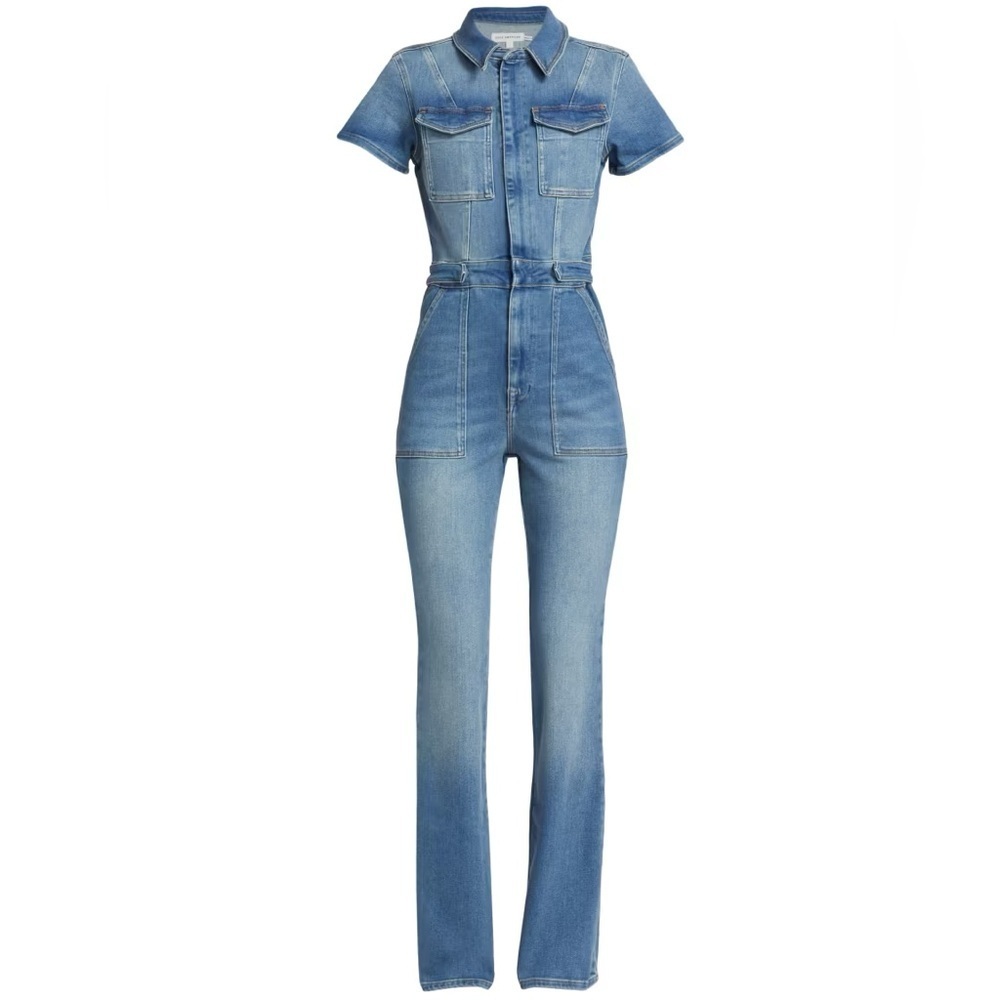 Good American Fit For Success Denim Jumpsuit — NWT, Size 4, Sculpting Stretch